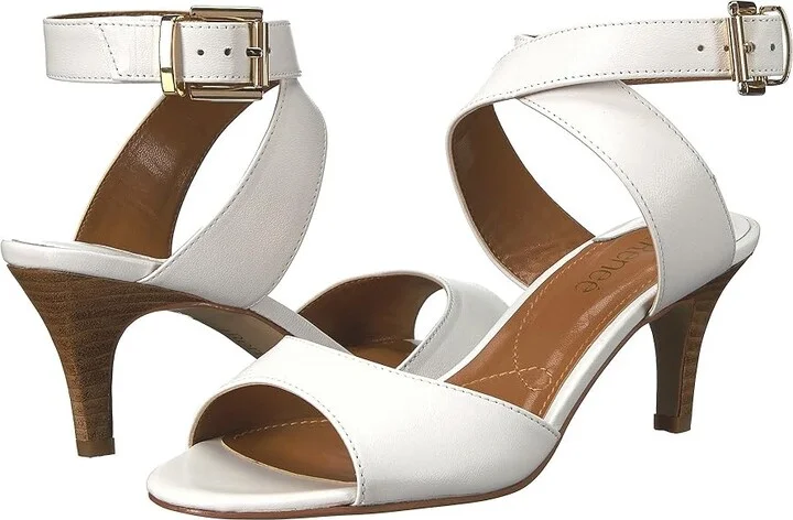 J. Renee Soncino Women's Shoes White Leather : 6 M (B)