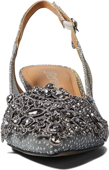 J. Renee Strovanni Women's 1-2 inch heel Shoes Pewter : 7 M (B), Textile - Image 2