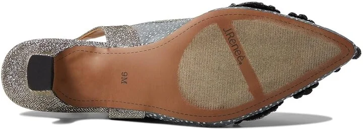 J. Renee Strovanni Women's 1-2 inch heel Shoes Pewter : 7 M (B), Textile - Image 3