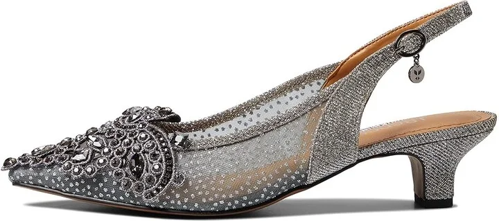 J. Renee Strovanni Women's 1-2 inch heel Shoes Pewter : 7 M (B), Textile - Image 5