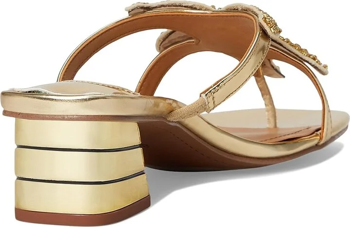 J. Renee Sunstar Women's Sandals Gold/Natural : 7 M (B), Synthetic - Image 4