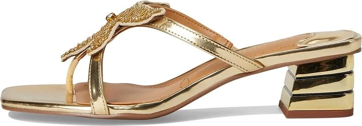 J. Renee Sunstar Women's Sandals Gold/Natural : 7 M (B), Synthetic - Image 6