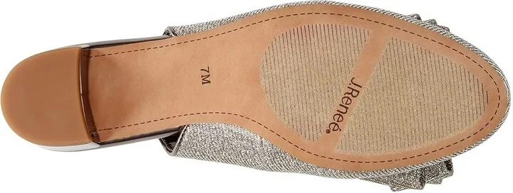 J. Renee Tanay High Women's Heels Pewter : 7.5 M (B), Textile - Image 3