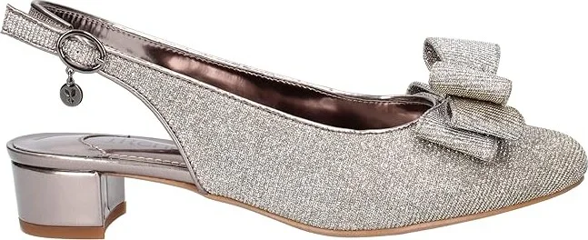 J. Renee Tanay High Women's Heels Pewter : 7.5 M (B), Textile - Image 7