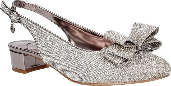 J. Renee Tanay High Women's Heels Pewter : 7.5 M (B), Textile