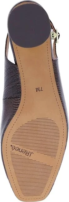 J. Renee Taveta Women's Shoes Cognac : 6.5 M (B), Synthetic - Image 3