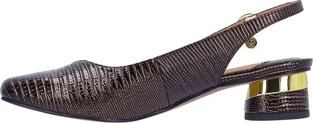 J. Renee Taveta Women's Shoes Cognac : 6.5 M (B), Synthetic - Image 6