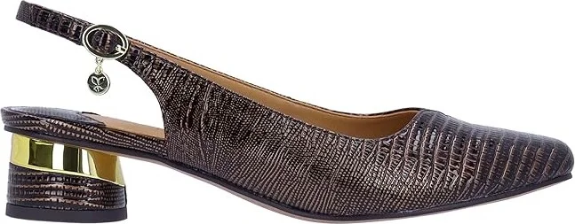 J. Renee Taveta Women's Shoes Cognac : 6.5 M (B), Synthetic - Image 7
