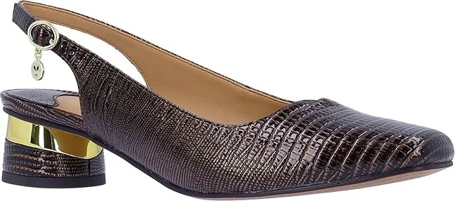 J. Renee Taveta Women's Shoes Cognac : 6.5 M (B), Synthetic