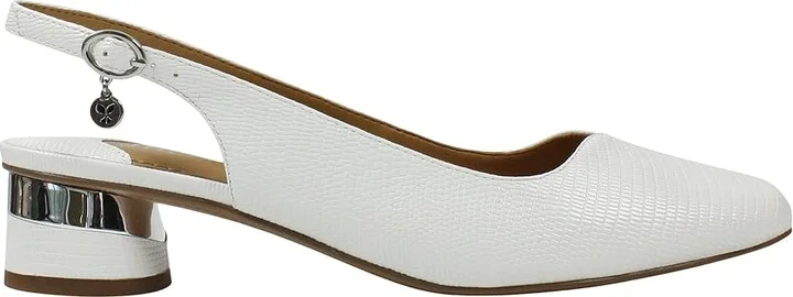 J. Renee Taveta Women's Shoes White : 7.5 M (B), Synthetic - Image 7