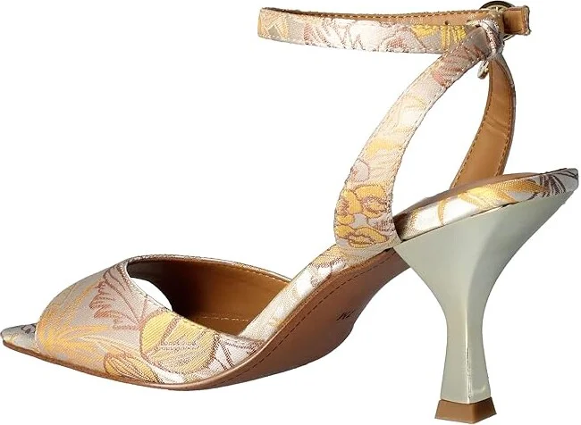 J. Renee Vaarika Women's Shoes Yellow/White : 9.5 M (B), Textile - Image 4