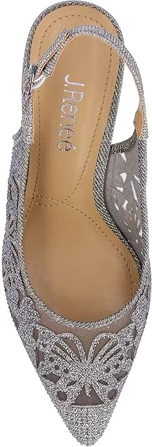 J. Renee Vanani Women's Shoes Pewter : 10.5 M (B), Textile - Image 2