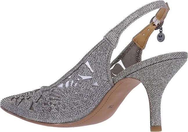 J. Renee Vanani Women's Shoes Pewter : 10.5 M (B), Textile - Image 4