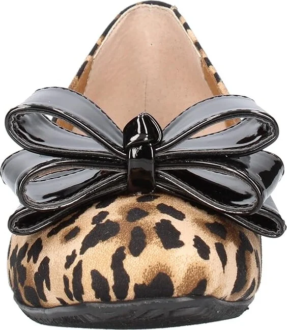 J. Renee Vesey Women's Flat Shoes Brown/Black : 8 W (C), Textile - Image 5