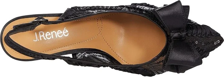 J. Renee Yazmine Women's Shoes Black Fiesta Lace : 6 M (B), Synthetic - Image 2