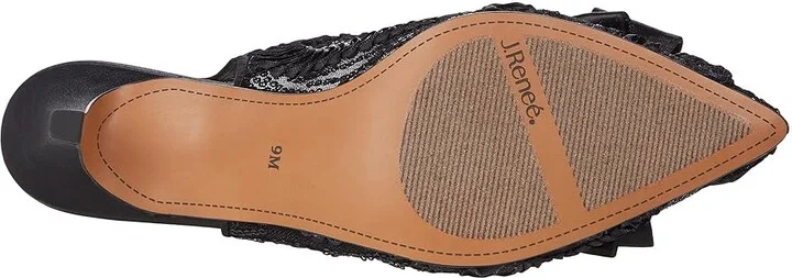 J. Renee Yazmine Women's Shoes Black Fiesta Lace : 6 M (B), Synthetic - Image 3