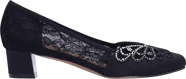 J. Renee Zofia High Women's Heels Black : 11 W (C), Rubber/Textile - Image 6