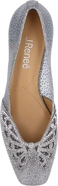 J. Renee Zofia High Women's Heels Pewter : 13 M (B), Rubber/Textile - Image 2