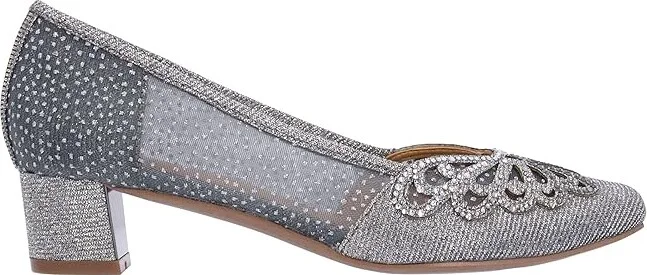 J. Renee Zofia High Women's Heels Pewter : 13 M (B), Rubber/Textile - Image 6