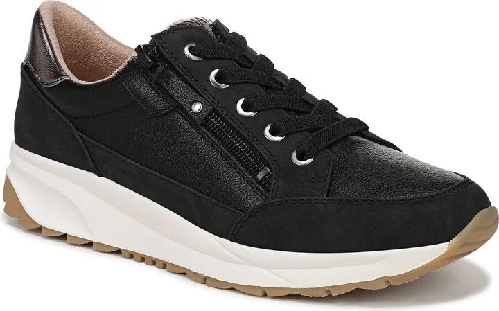 BLACK / PEWTER FAUX LEATHER