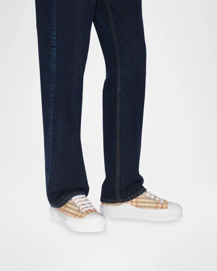Jack Check Low-Top Sneakers - Image 3