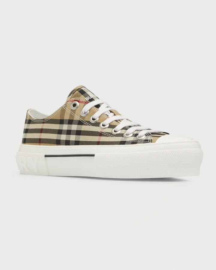 Jack Check Low-Top Sneakers - Image 3