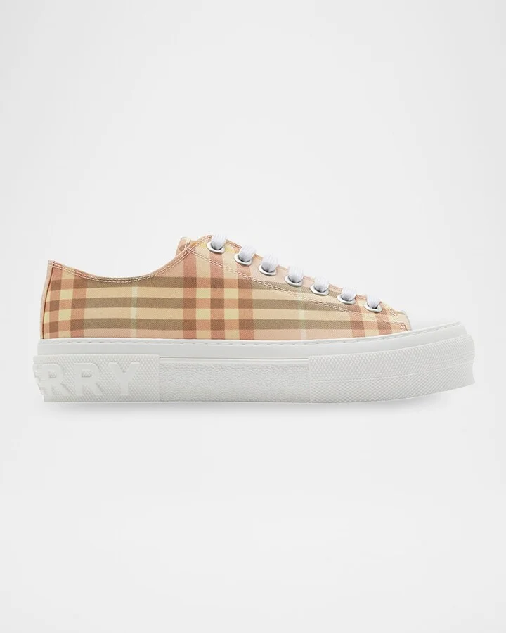 Jack Check Low-Top Sneakers