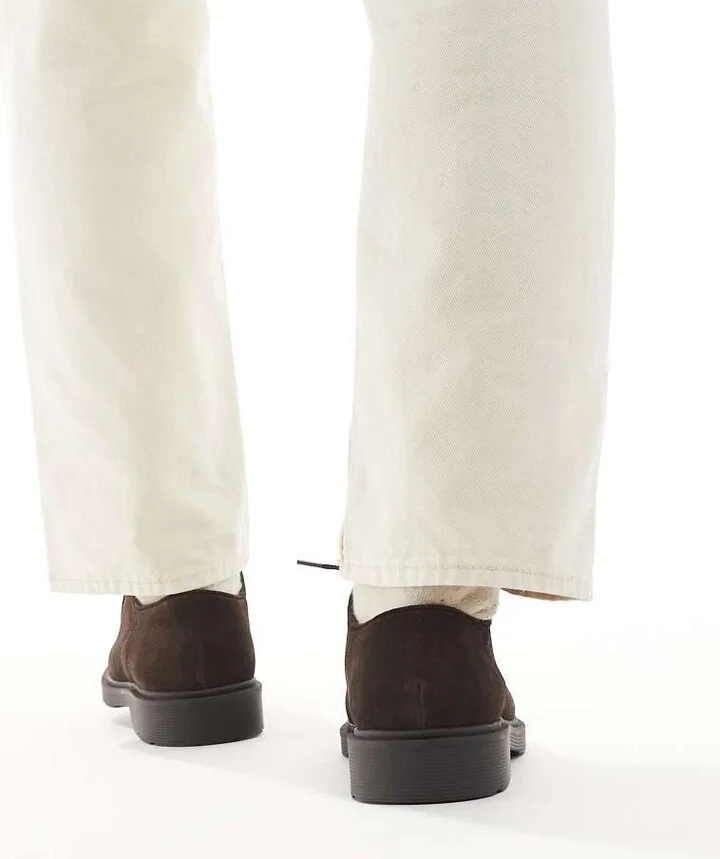 Jack & Jones suede loafers in brown - Image 2