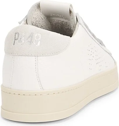 Jack Perforated Leather Low-Top Sneakers - Image 3