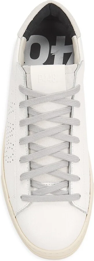 Jack Perforated Leather Low-Top Sneakers - Image 5