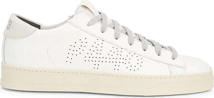 Jack Perforated Leather Low-Top Sneakers