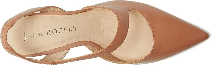 Jack Rogers Ansley Pump Women's Sandals Cafe Au Lait : 7 M, Leather/Rubber - Image 2