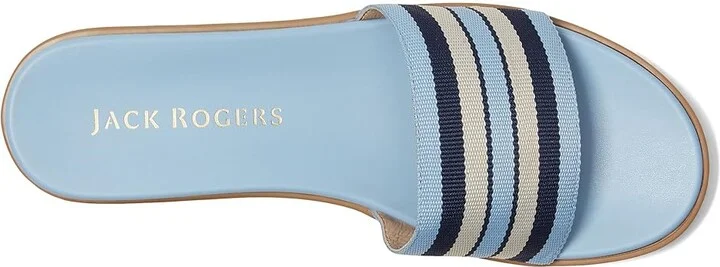 Jack Rogers Bayview Slide Women's Sandals Pink : 6 M, Leather - Image 8