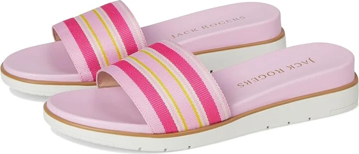 Jack Rogers Bayview Slide Women's Sandals Pink : 6 M, Leather