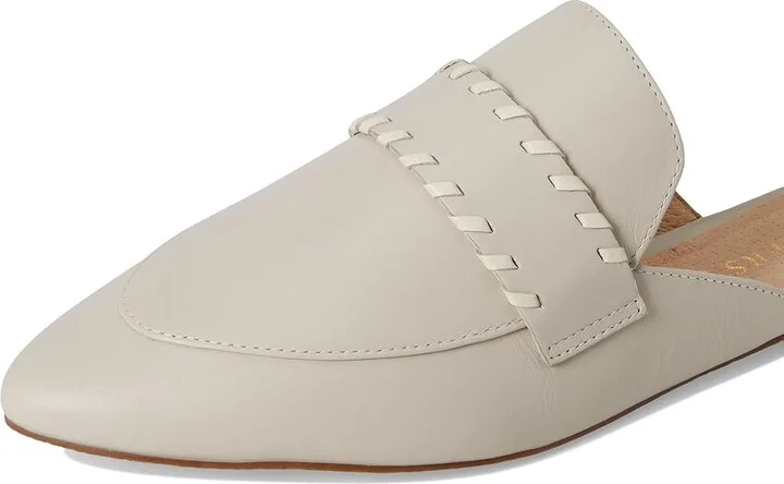 Jack Rogers Beacon Stitch Mule Women's Slippers Pumice/Ivory : 6 M, Leather/Rubber - Image 7