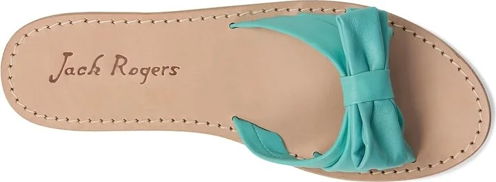 Jack Rogers Brightly Bow Sandal Women's Sandals Aquamarine : 11 M, Leather - Image 2