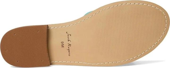 Jack Rogers Brightly Bow Sandal Women's Sandals Aquamarine : 11 M, Leather - Image 3