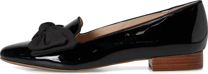 Jack Rogers Brookline Bow Loafers - Patent Women's Flat Shoes Black : 7 M, Leather - Image 6