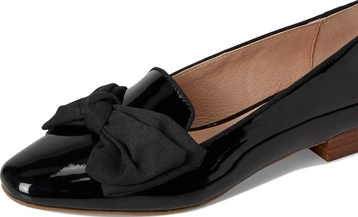 Jack Rogers Brookline Bow Loafers - Patent Women's Flat Shoes Black : 7 M, Leather - Image 7
