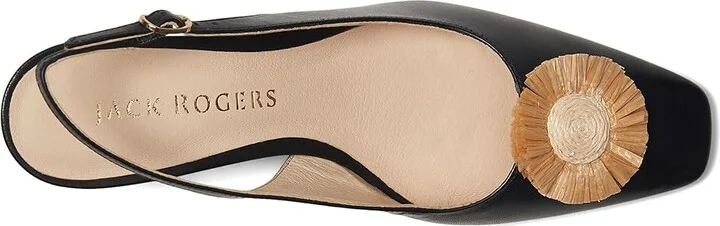Jack Rogers Brynn Sling Women's Sandals Cafe Au Lait/Natural : 9 M, Leather/Rubber - Image 8