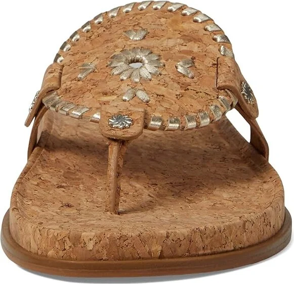 Jack Rogers Collins Casual Sandal Women's Shoes Cork/Platinum : 5 M - Image 2