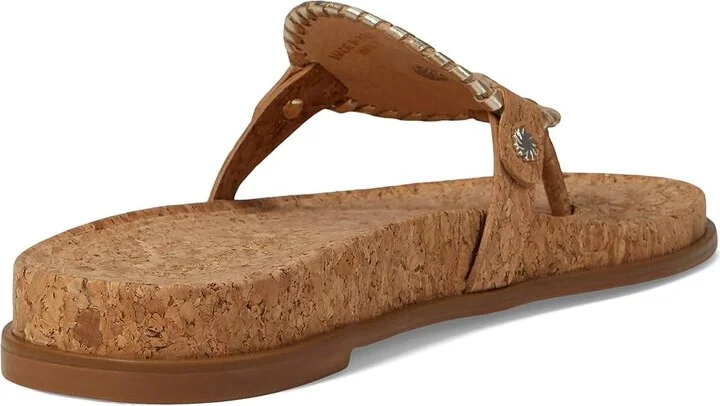 Jack Rogers Collins Casual Sandal Women's Shoes Cork/Platinum : 5 M - Image 4