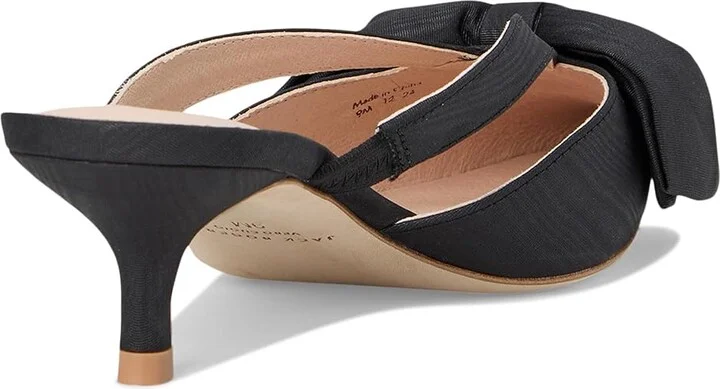 Jack Rogers Cynthia Bow Mule Women's Sandals Black : 6.5 M, Leather - Image 4