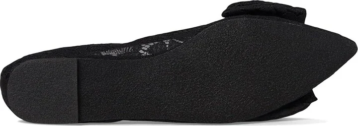 Jack Rogers Debra Ballet - Lace Women's Flat Shoes Black : 9 M, Leather - Image 3