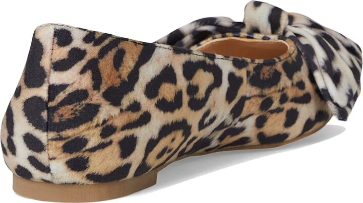 Jack Rogers Debra Ballet - Leopard Women's Flat Shoes Leopard : 8 M, Leather - Image 4