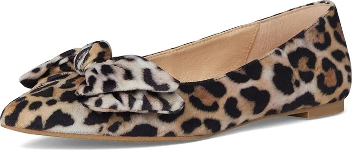 Jack Rogers Debra Ballet - Leopard Women's Flat Shoes Leopard : 8 M, Leather - Image 5