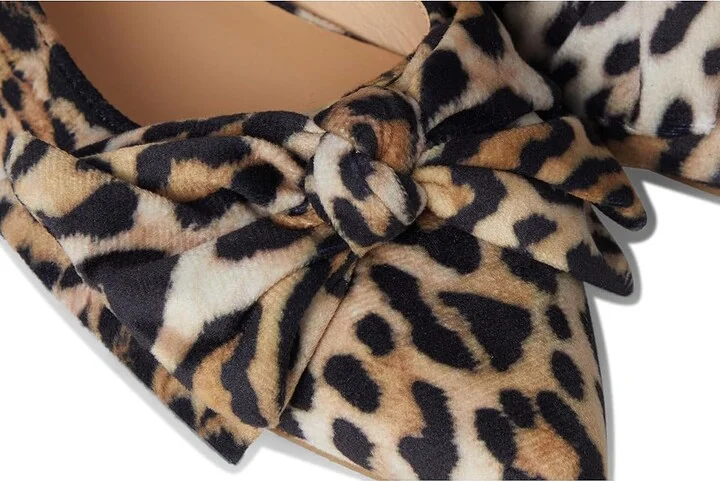 Jack Rogers Debra Ballet - Leopard Women's Flat Shoes Leopard : 8 M, Leather - Image 7