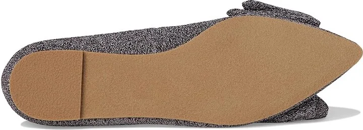 Jack Rogers Debra Ballet - Sparkle Women's Flat Shoes Anthracite Sparkle : 8.5 M, Leather - Image 3