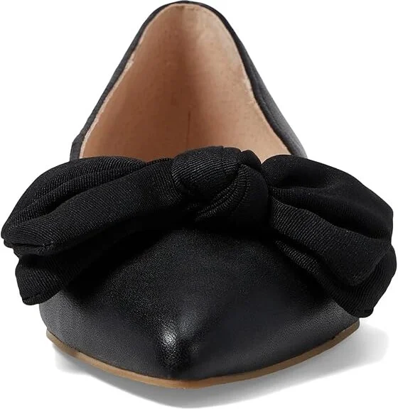 Jack Rogers Debra Ballet Women's Flat Shoes Black : 7.5 M, Leather - Image 2