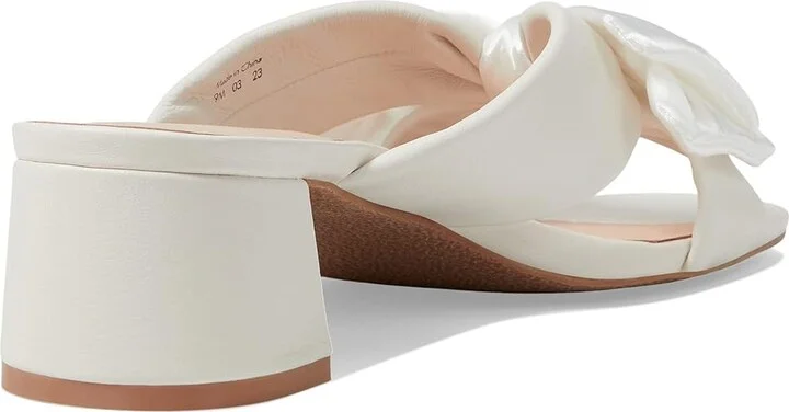 Jack Rogers Debra Mid Heel Women's Sandals White : 5 M, Leather - Image 4